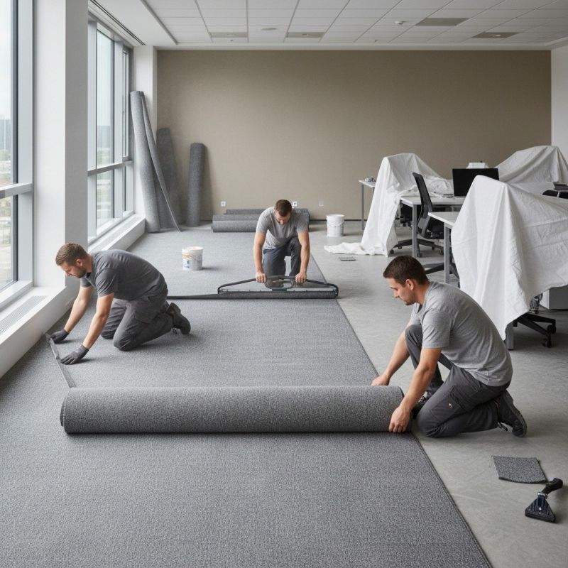 Our team working on Flooring Service projects in Hagerstown, MD