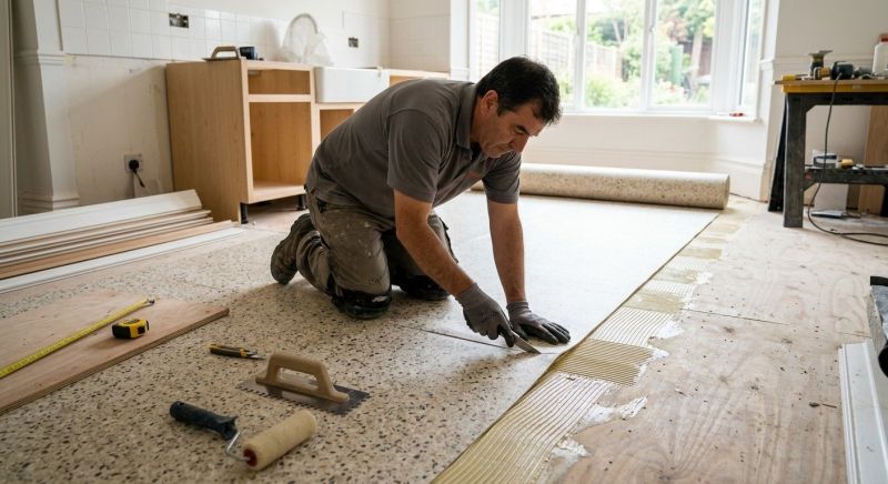 Linoleum Floor Installation in Jefferson, MD