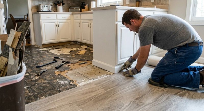 Linoleum Flooring Replacement in Hagerstown, MD
