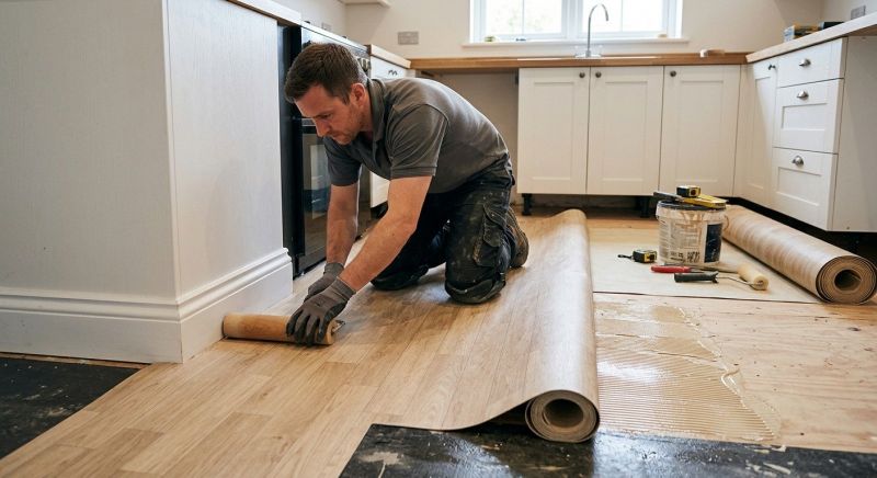 Sheet Linoleum Installation in Martinsburg, WV