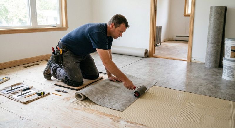 Sheet Vinyl Installation in Thurmont, MD