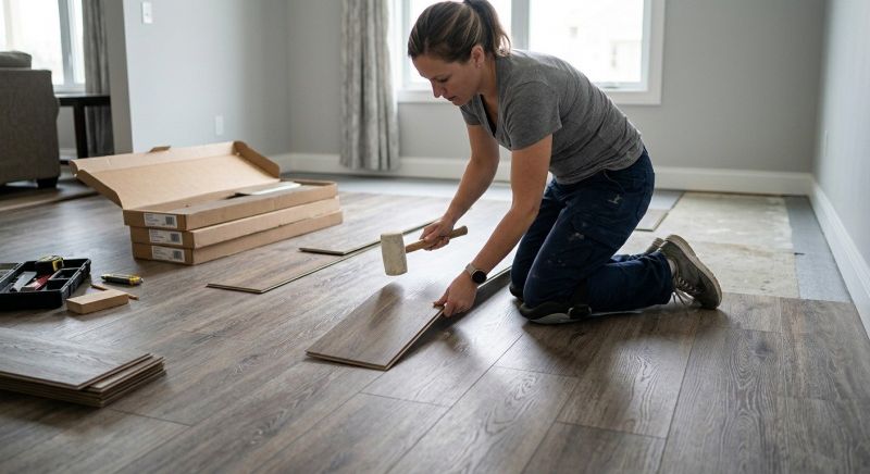 Vinyl Plank Floor Installation in Hagerstown, MD